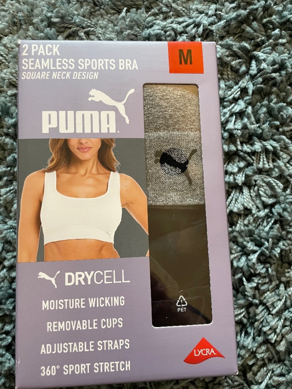 Puma two pack sports bras Medium New in package